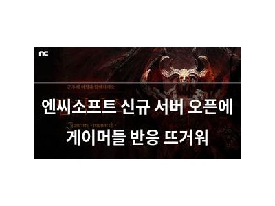 엔씨소프트 신규 서버 오픈에 게이머들 반응 뜨거워