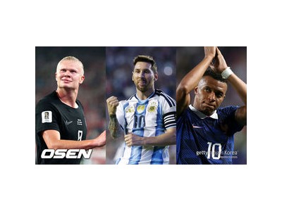 메시 vs 음바페 득점왕 경쟁 시작됐다